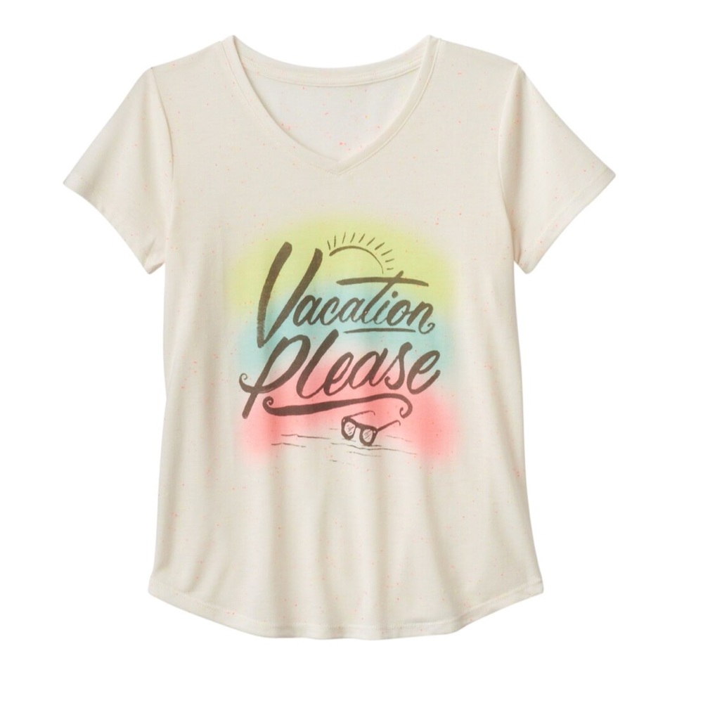 Mudd VACATION tee size 10